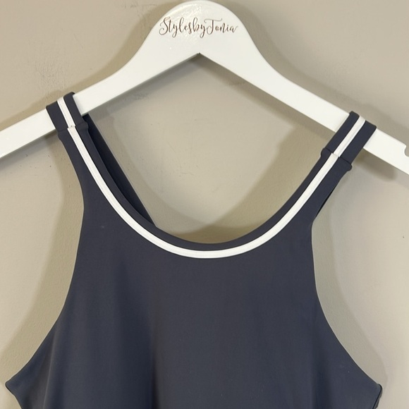 Vuori Volley Dress Azure Tennis Built in Bra Slim Fit Medium Support Sz XL NEW - Picture 6 of 11